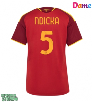 AS Roma Evan Ndicka #5 Replika Hjemmebanetrøje Dame 2026-27 Kortærmet
